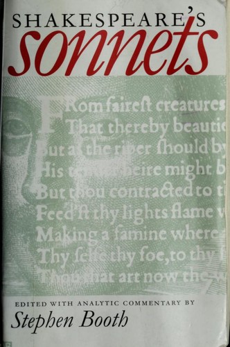 William Shakespeare: Shakespeare's Sonnets (Paperback, 2000, Yale University Press)
