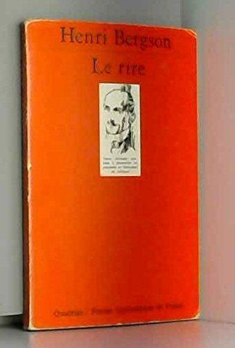 Henri Bergson: Le rire (French language)