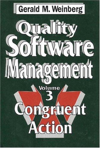 Gerald M. Weinberg: Quality Software Management (Hardcover, 1994, Dorset House Publishing Company, Incorporated)