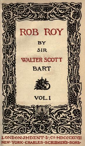 Sir Walter Scott: Waverley novels (1897, J.M. Dent)