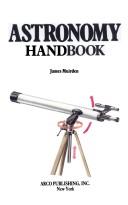 James Muirden: Astronomy handbook (1982, Arco Pub.)