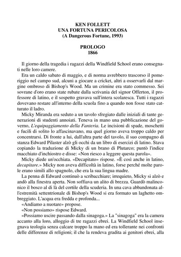 Ken Follett: Una Fortuna Pericolosa (Paperback, 1993, Mondadori Printing)