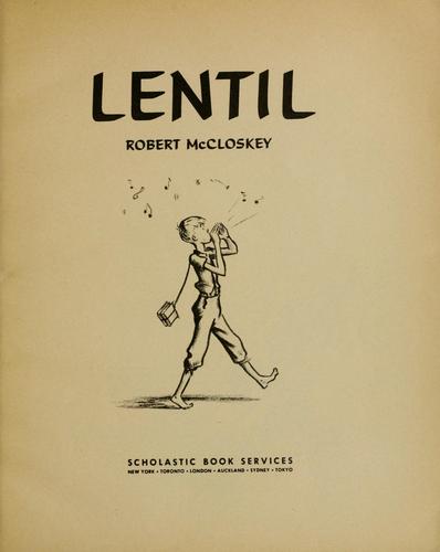Robert McCloskey: Lentil (Hardcover, 1940, The Viking Press)