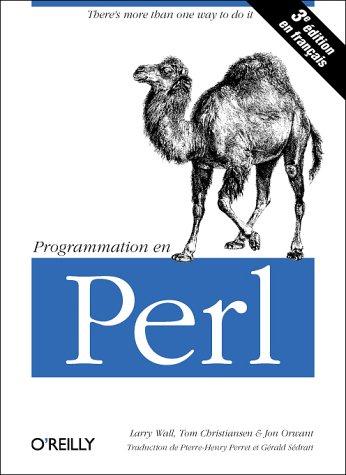 Larry Wall: Programmation en Perl (Paperback, French language, 2001, O'Reilly)