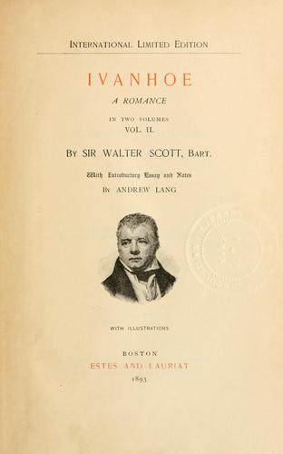 Sir Walter Scott: Waverley novels (1893, Estes and Lauriat)