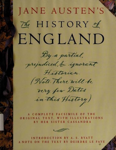 Jane Austen: The history of England (1993, Algonquin Books of Chapel Hill)