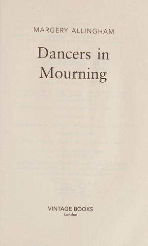 Margery Allingham: Dancers in Mourning (2015, Penguin Random House)