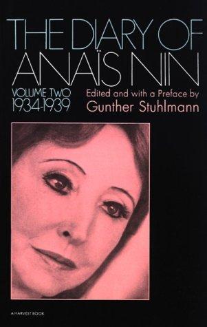 Anaïs Nin: The Diary Of Anais Nin, Volume 2 (1934-1939) (1970, Harvest/HBJ Book)