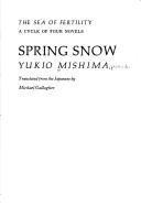 三島由紀夫: Spring snow (1972)