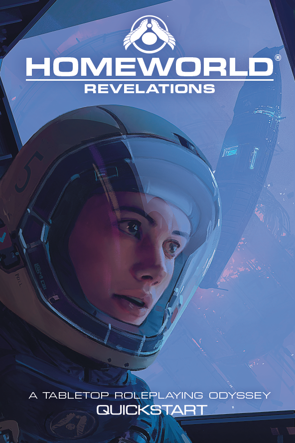 Virginia Page, Sam Webb, Jason Brick, Oz Mills, Mike Ptak, Martin Circulius, Nathan Dowdell, John Dodd: Homeworld Relevations: Quickstart (Paperback, 2022, Modiphius Entertainment)