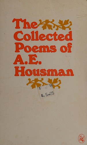 A. E. Housman: Collected Poems of A. E. Housman (Hardcover, 1970, Henry Holt & Co)