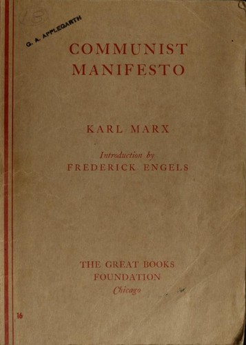 Friedrich Engels, Karl Marx, Friedrich Engels, friedrich engels: Communist Manifesto (1948, Great Books Foundation)