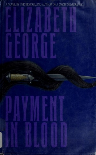 Elizabeth George: Payment in blood (1989, Bantam Books)