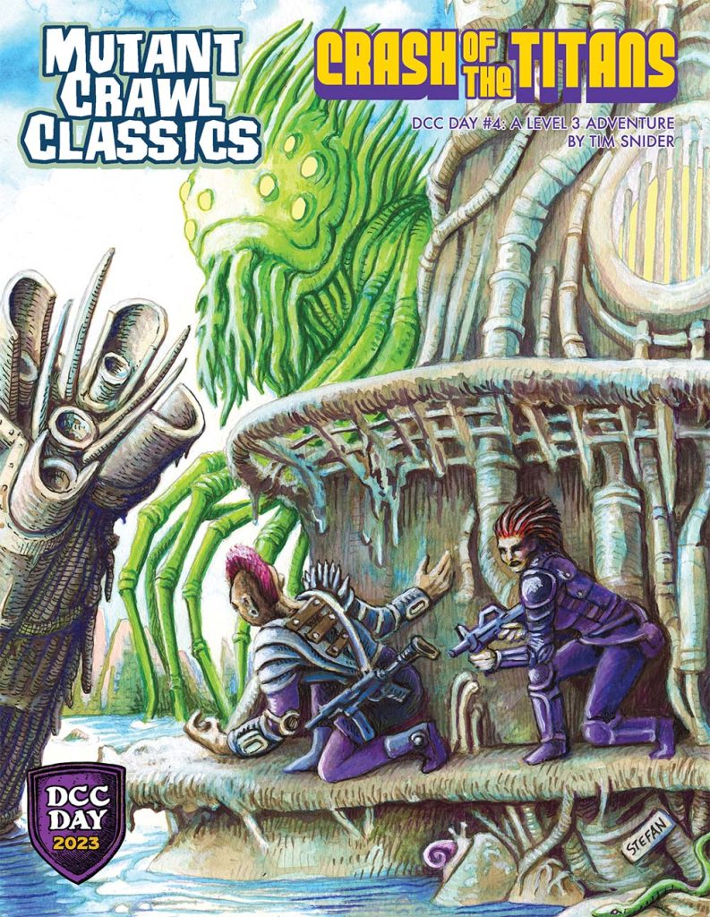 Tim Snider: Mutant Crawl Classics - Crash of the Titans (Paperback, 2023, Goodman Games)