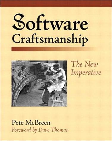 Pete McBreen: Software craftsmanship (2002, Addison-Wesley)