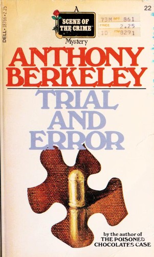 Anthony Berkeley Cox: Trial and Error (1981, Dell Publishing)