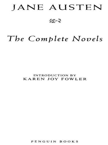 Jane Austen: The Complete Novels (EBook, 2009, Penguin USA, Inc.)