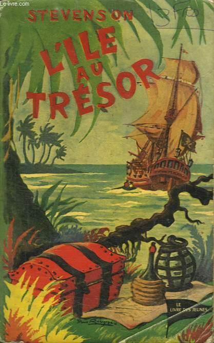 Stevenson, Robert Louis.: L'Île au trésor (French language, 1956, Magnard)