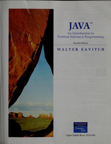 Walter J. Savitch: Java (2005, Pearson Prentice Hall)