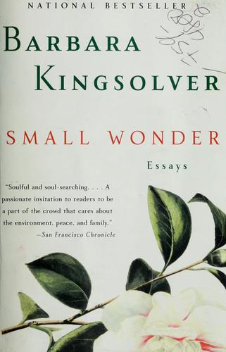 Barbara Kingsolver: Small wonder (2002, Thorndike Press)