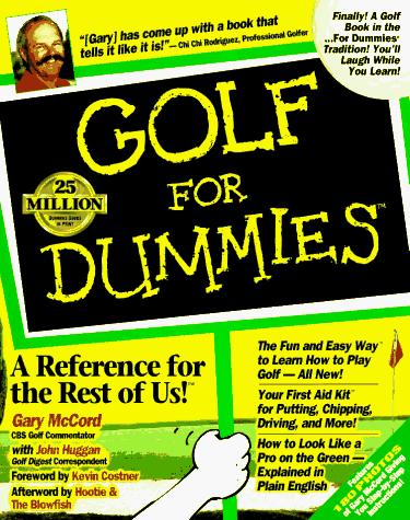 Gary McCord: Golf for dummies (1996, IDG Books Worldwide)