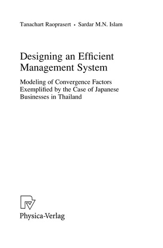 Tanachart Raoprasert: Designing an efficient management system (2010, Physica)