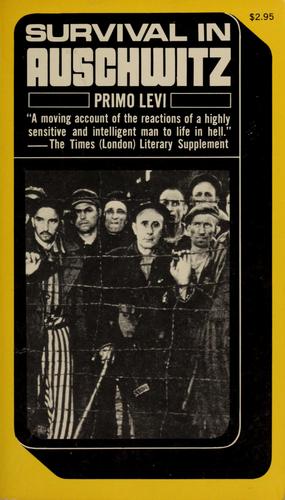 Primo Levi: Survival in Auschwitz (Paperback, 1961, Collier Books)