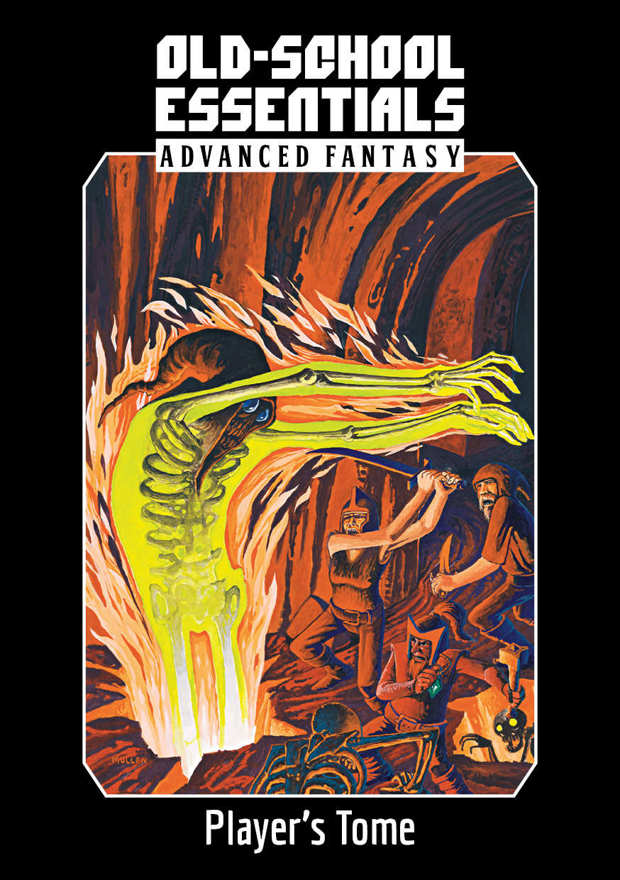 Gavin Norman: Old-School Essentials Advanced Fantasy: Player's Tome (Hardcover, 2021, Necrotic Gnome, Exalted Funeral)