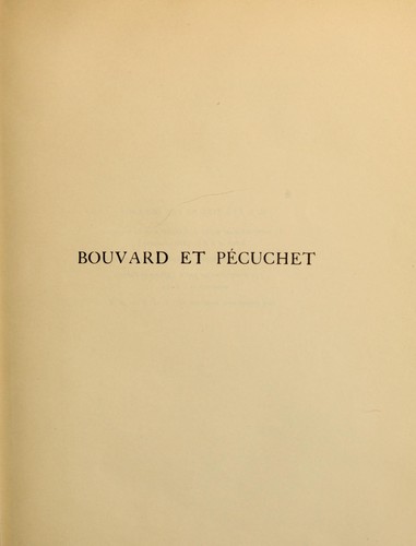 Gustave Flaubert: Bouvard et Pécuchet (French language, 1923, Librairie de France)