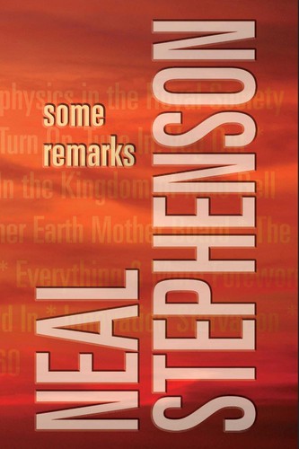 Neal Stephenson: Some Remarks (Hardcover, 2012, Atlantic Books, Limited)