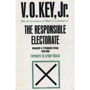 V. O. Key Jr.: The Responsible Electorate (Hardcover, 1966, Belknap Press)