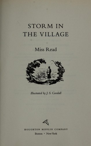 Miss Read: Storm in the village (2007, Houghton Mifflin)