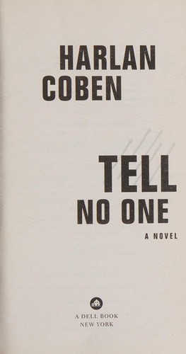 Harlan Coben: Tell no one (2002, Dell)