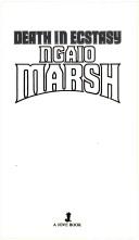 Ngaio Marsh: Death In Ecstasy (Paperback, 1981, Jove)