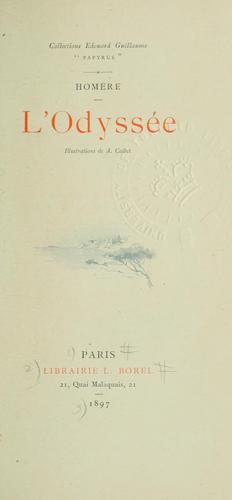 Όμηρος: L'Odyssée (French language, 1897, Librairie L. Borel)