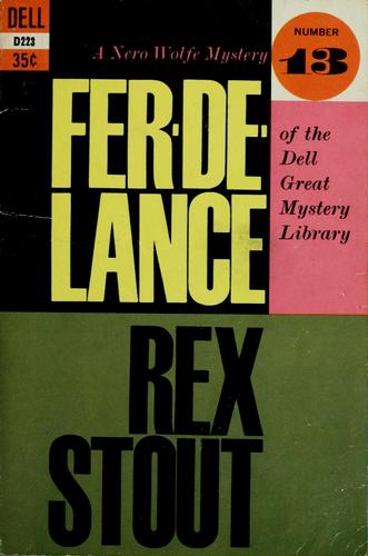 Rex Stout: Fer-de-lance (1958, Dell)