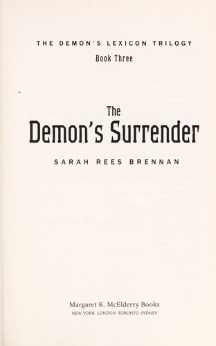 The demon's surrender (2011, Margaret K. McElderry Books)