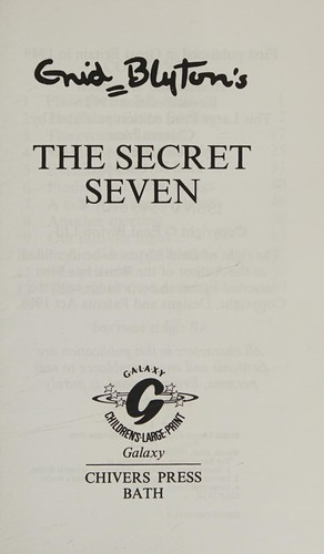 Enid Blyton: The Secret Seven (2000, Galaxy)