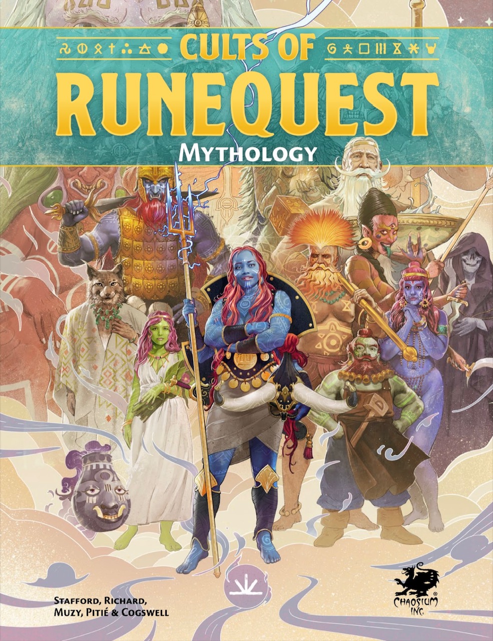 Greg Stafford, Jeff Richard: Cults of RuneQuest: Mythology (Hardcover, english language, Chaosium)