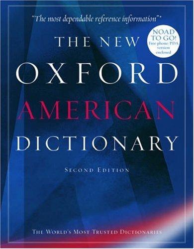 Erin McKean: The new Oxford American dictionary (2005, Oxford University Press)