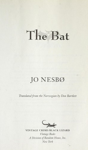 Jo Nesbø: The Bat (2013)