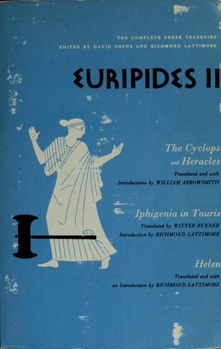Euripides: Euripides II (1956, University of Chicago Press)
