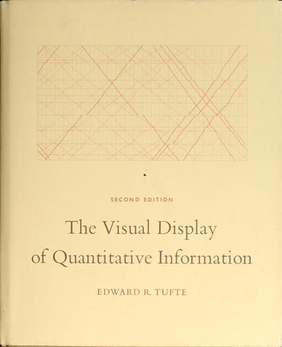 Edward R. Tufte: The visual display of quantitative information (2001)