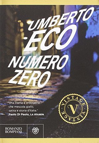 Umberto Eco: Numero zero (Paperback, Italian language, 2016, Bompiani)