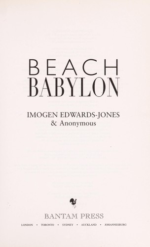 Imogen Edwards-Jones: Beach Babylon (2007, Bantam)