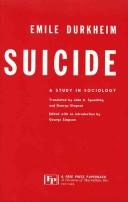 Émile Durkheim, George Simpson: Suicide (1966, Free Press)