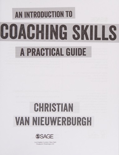 Christian van Nieuwerburgh: Introduction to Coaching Skills (2013, SAGE Publications, Limited, SAGE)