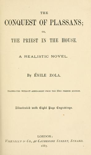 Émile Zola: The conquest of Plassans (1887, Vizetelly & Co.)