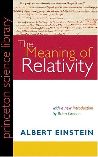 Albert Einstein: The Meaning of Relativity (Paperback, 1966, Princeton University Press)