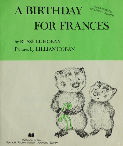 Russell Hoban: A birthday for Frances (1983, Scholastic)